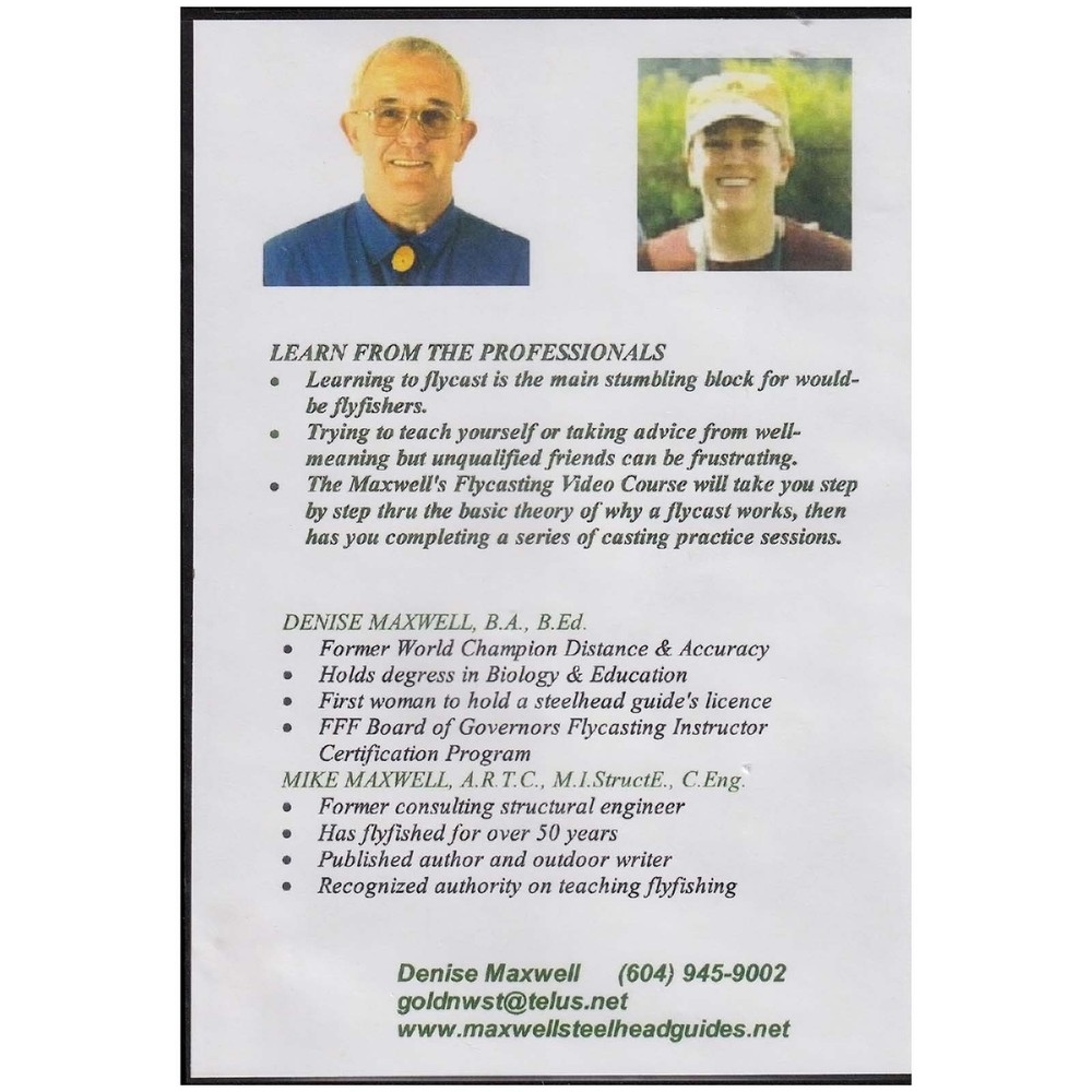 Fly Casting with Denise & Mike Maxwell 2 DVD Set