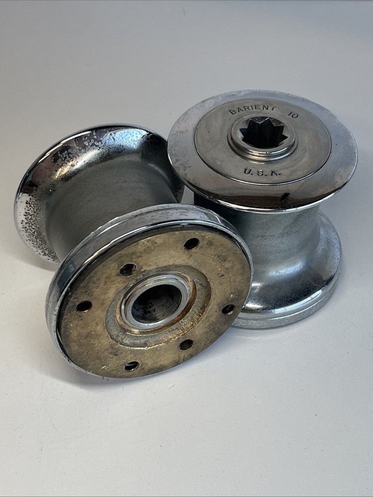 Barient 10 Chrome Single Speed Winch, TWO AVAILABLE