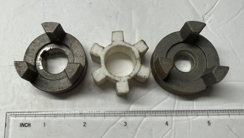 Spider Jaw Coupling 0.5" and 0.626" Bore