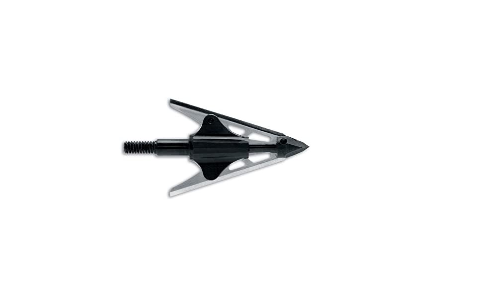6pcs BloodRunner Broadheads 100Gr 2 Spring Slide Retractable Blade Arrow Tips