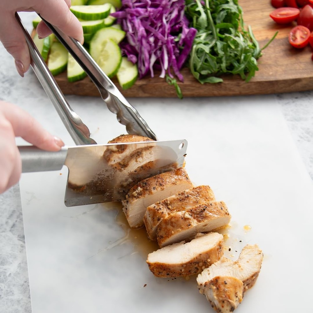 Cutlery Chefs Dicer Knife Silver Handle