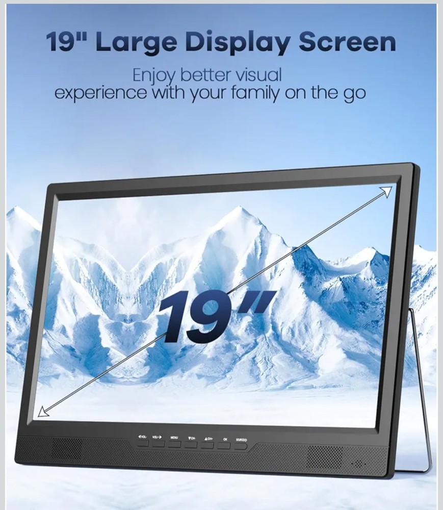 Desobry 19" Portable TV