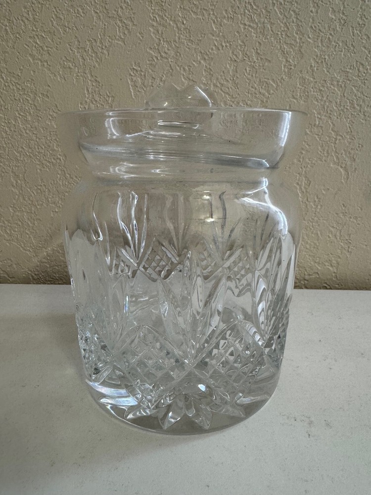 Waterford Crystal Kelley Pattern Biscuit Barrel Jar