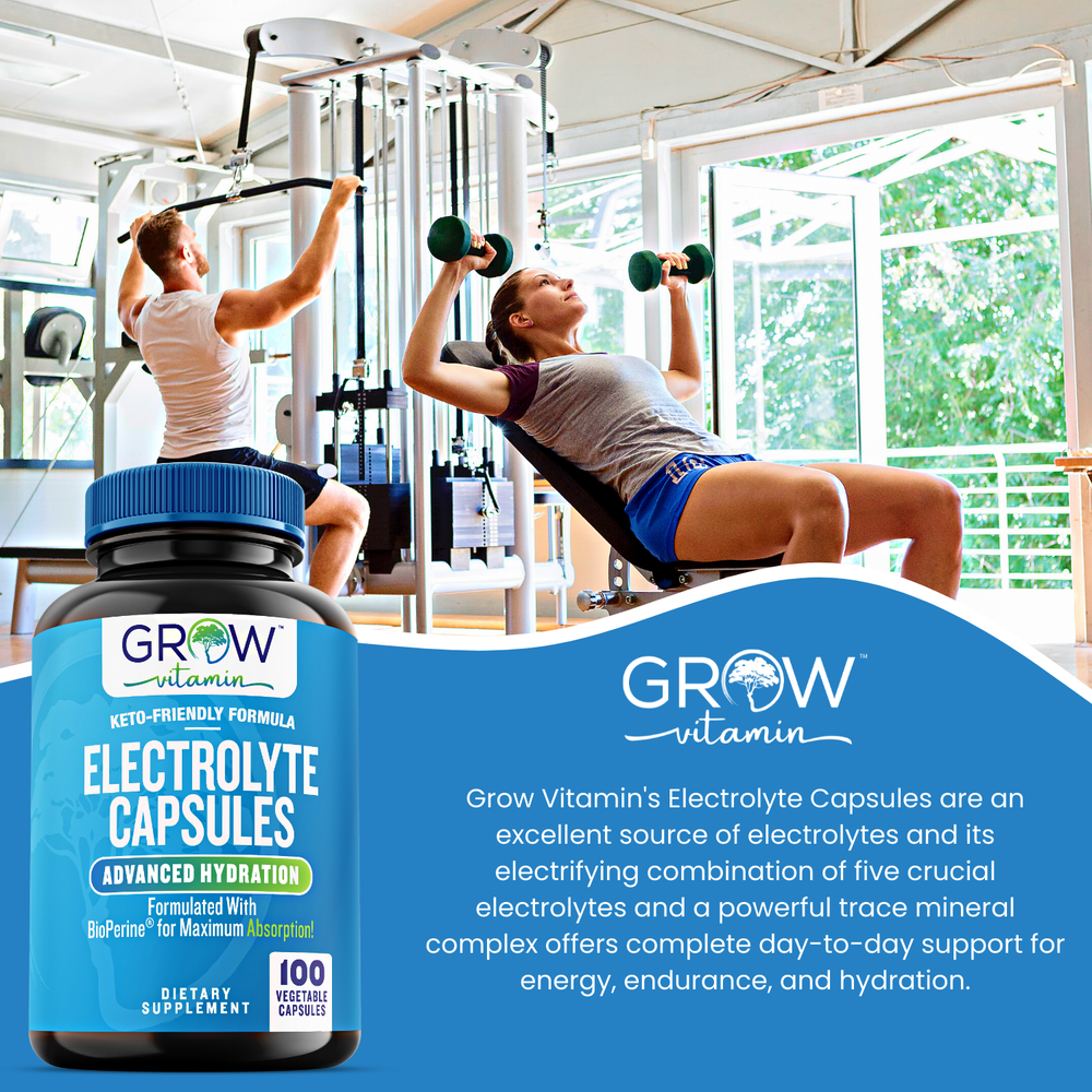 Electrolyte Salt Tablets - 100 Pills - Electrolytes Replacement Supplement for R