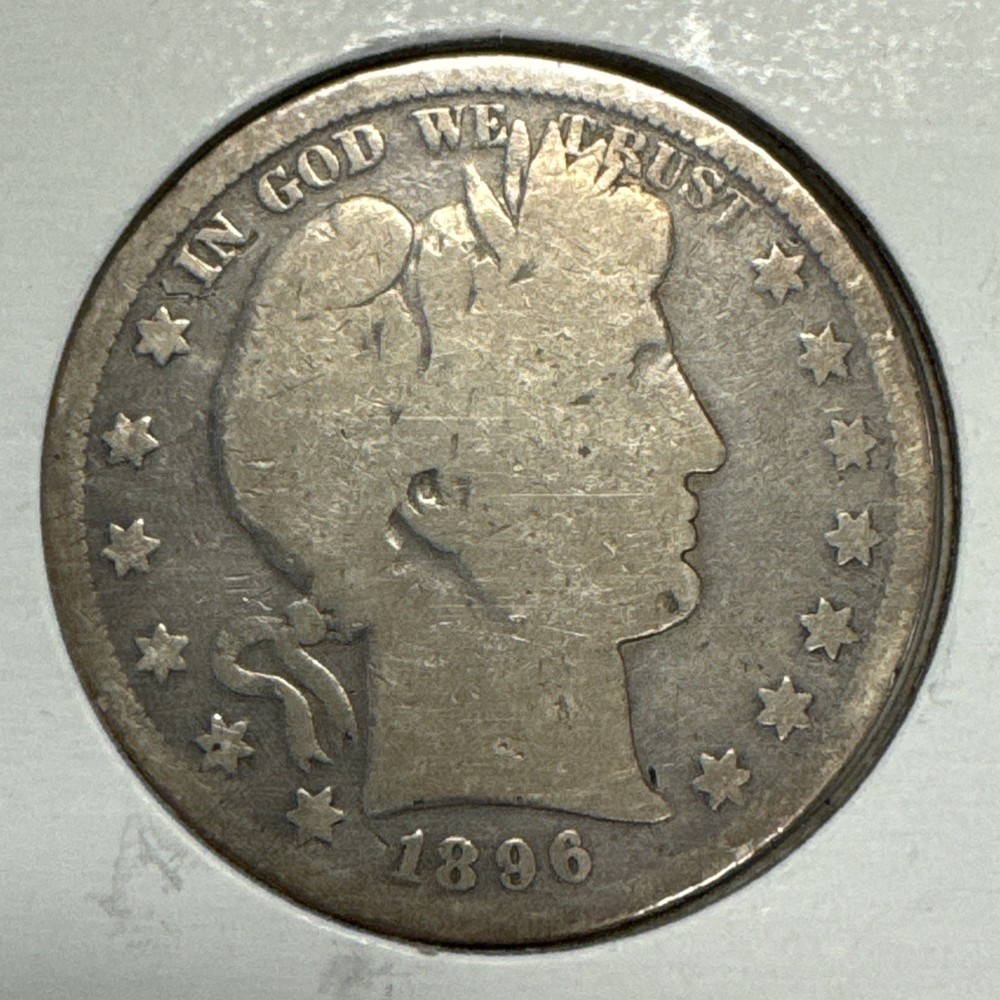 1896-S Barber Half Dollar