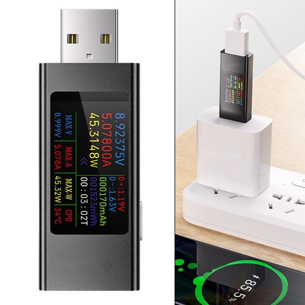 KWSMX23 USB Tester for Fast Charging Protocol and Performance Analysis