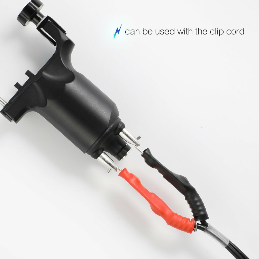 Complete Tattoo Kit Gun Machine Grip Needle Tip Power Supply with Carry Case