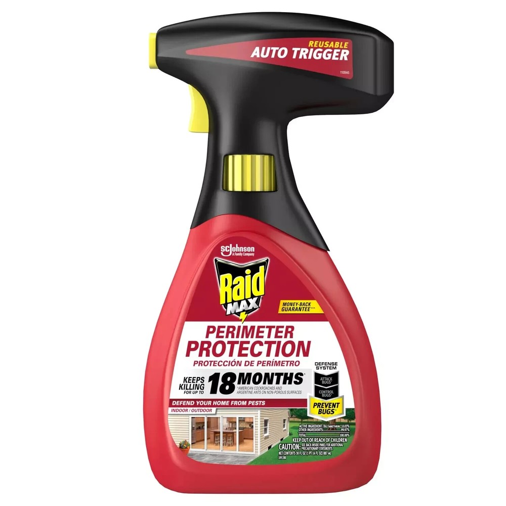 Raid Max Defend Perimeter Multi Insect Killer Spray 30 fl oz