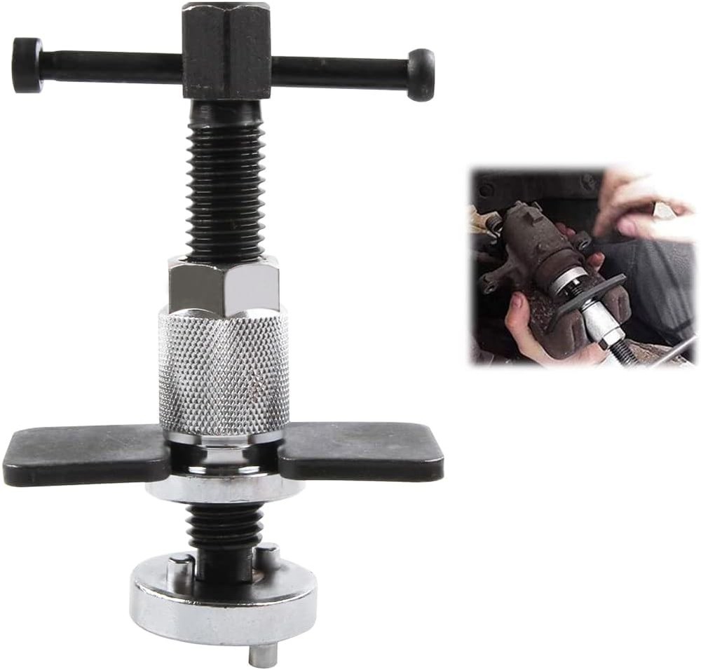 YanTone Disc Brake Caliper Piston Rewind Tool, Universal Style, silver