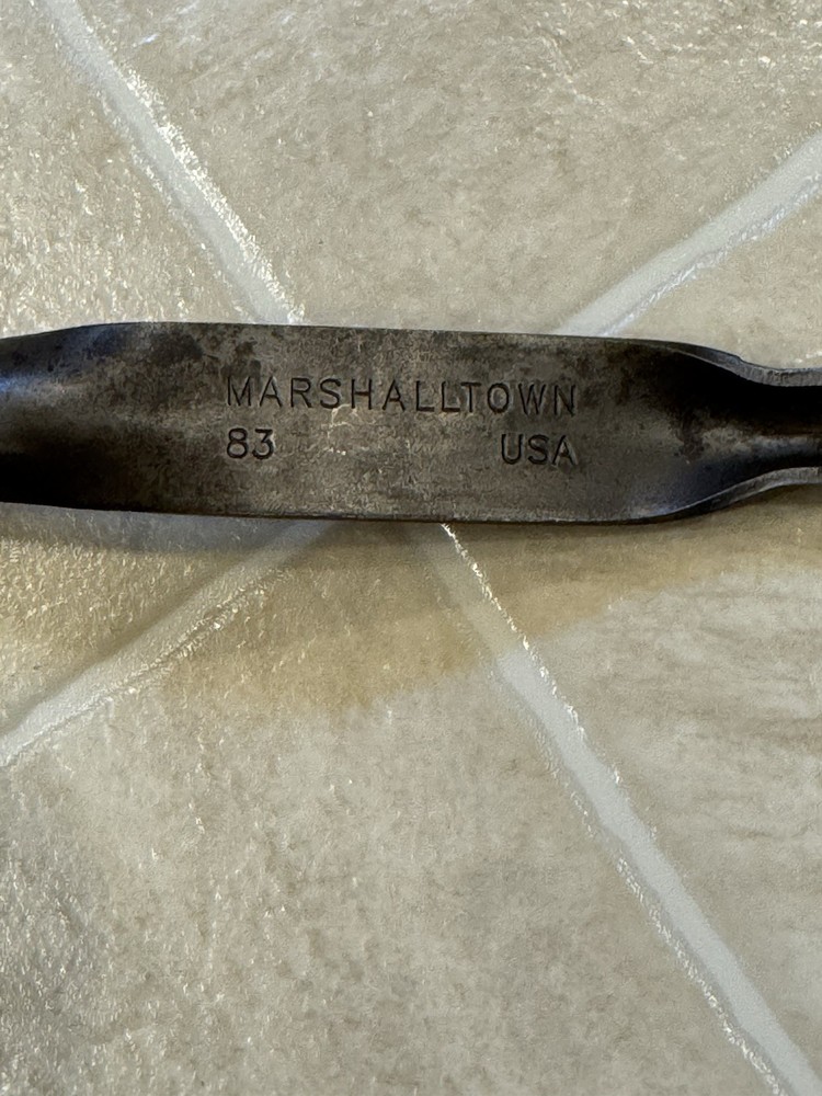 Bricklayers Marshalltown No. 83 pointing tool.