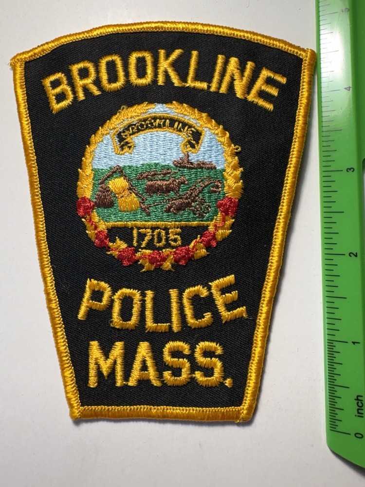 Brookline Massachusetts Police Patch