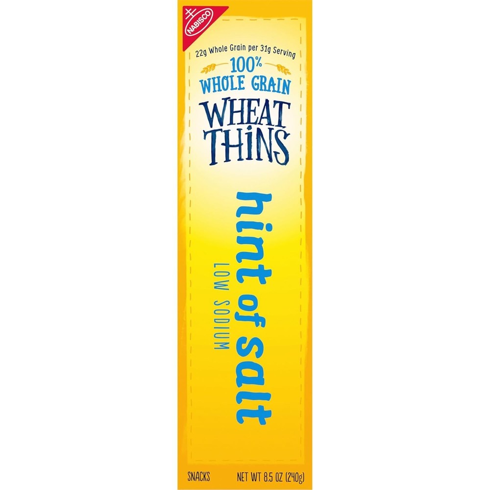 Thin & Crispy Whole Grain Crackers - Low Sodium, 2 Pack