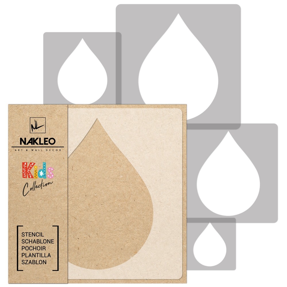 KIDS Reusable Plastic Stencils (5 pcs) // DROP