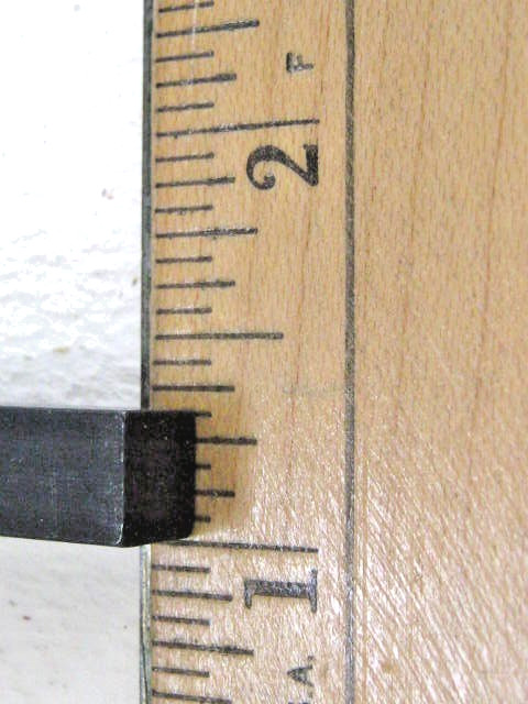 C5 grade CQ-2 (pkg/2) Brazed Carbide Tool Bits 5/16 sq x 2
