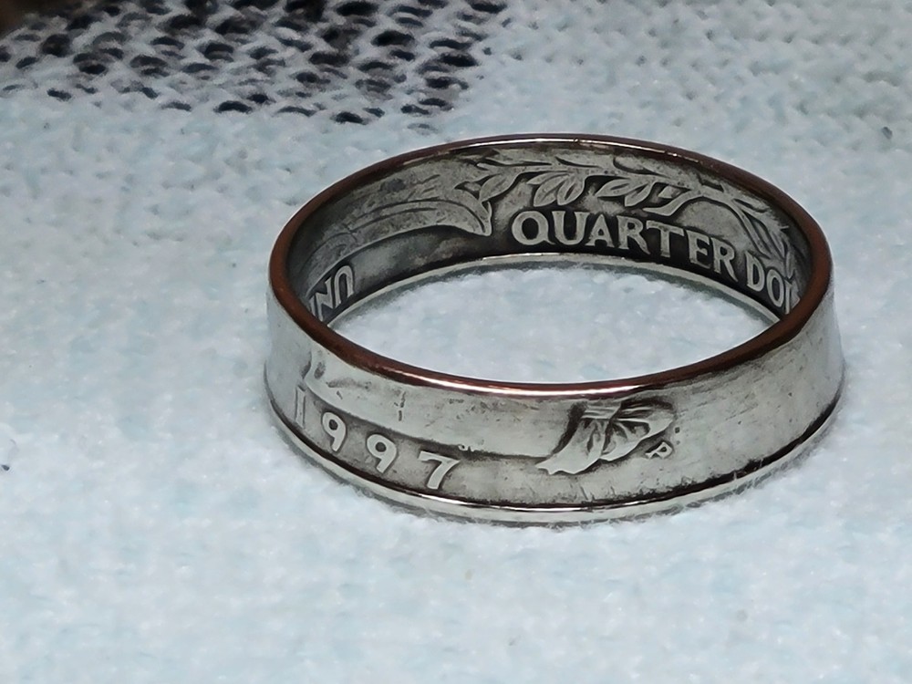 1997 - Size 11 Dated Quarter Coin Ring