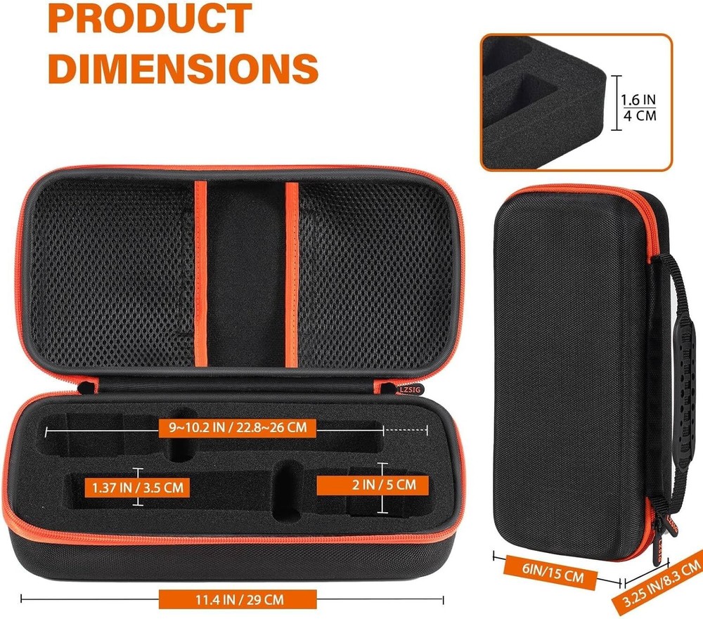 Lightweight JBL Wireless Microphone Holder with Easy Access and Carrying Handle
