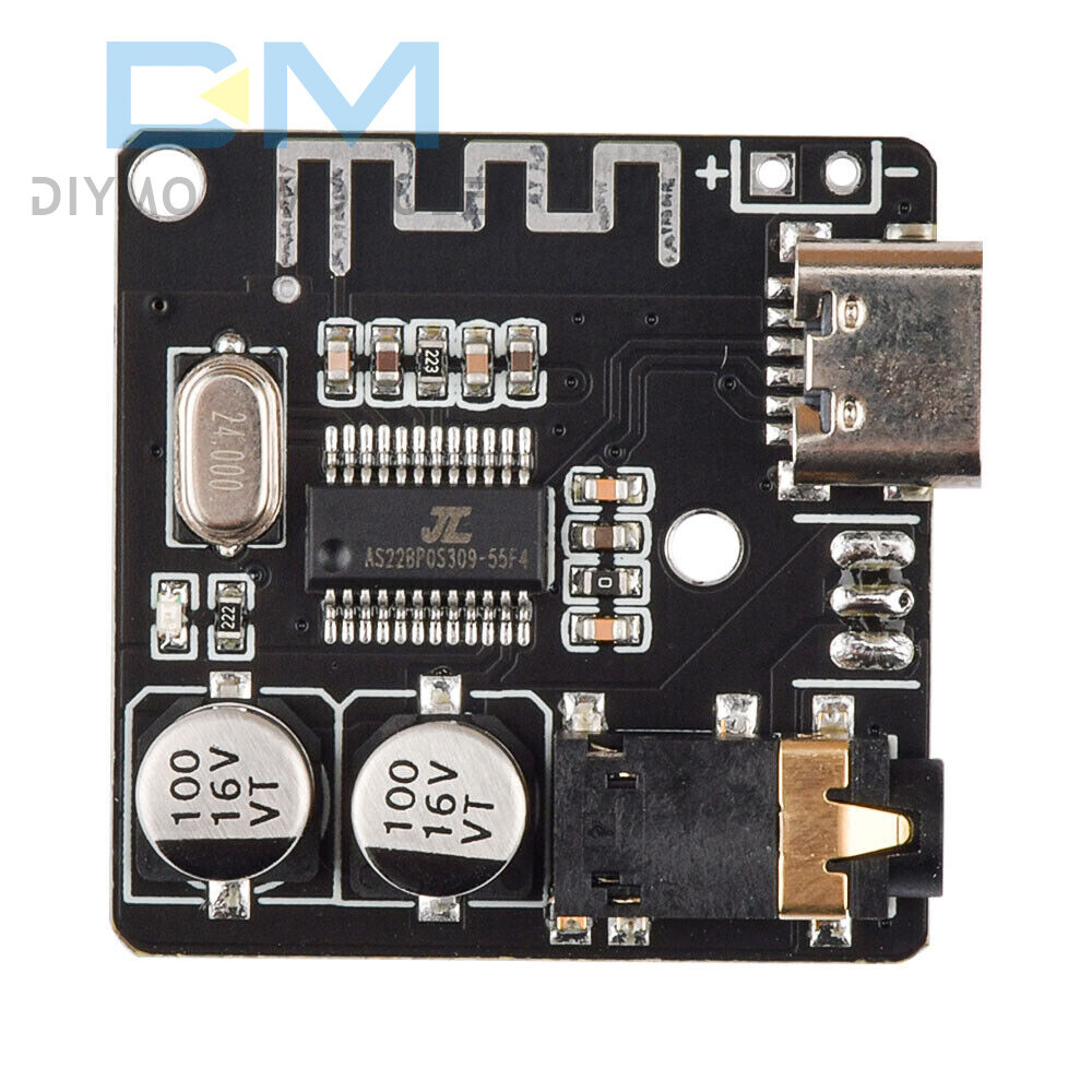 VHM-314 Bluetooth 5.0 Audio Decoder Board MP3 Amplifier Module USB Type-C New
