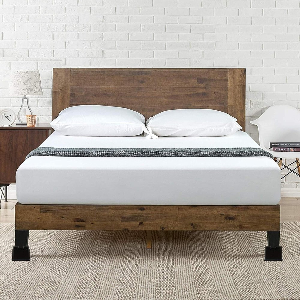 8 Pack of Adjustable Square Bed Risers - Enhance Storage & Accessibility