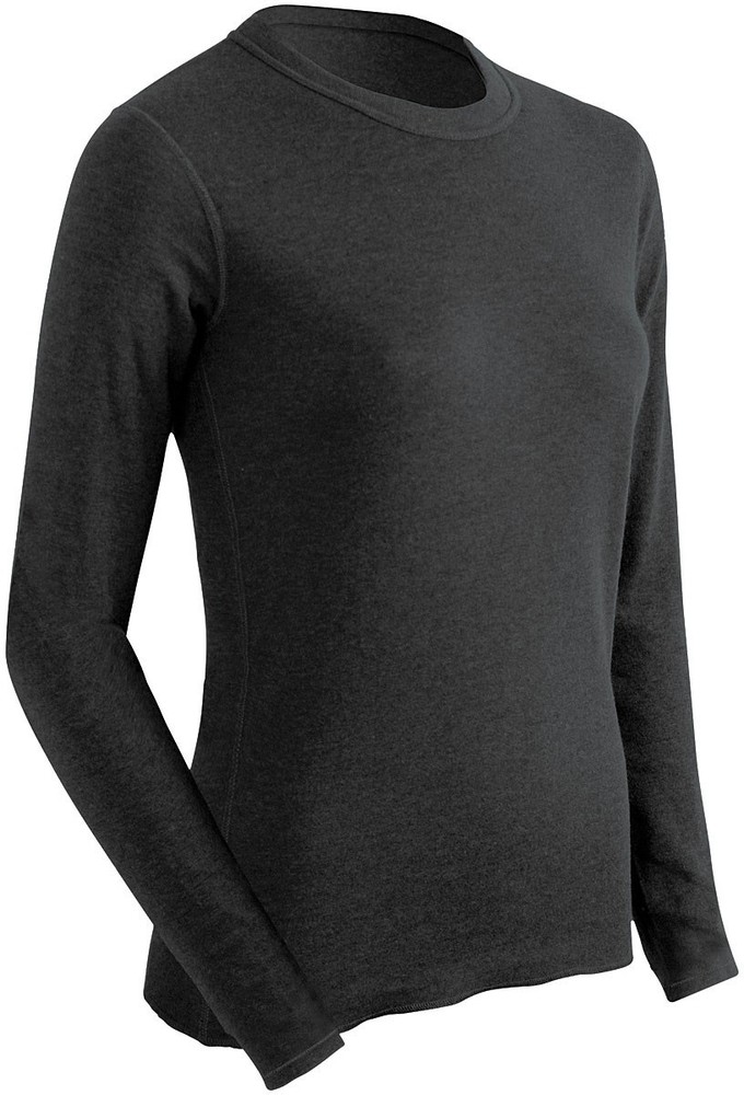 COLDPRUF Women's Polypro Base Layer Top Small Black Midweight Moisture-Wicking