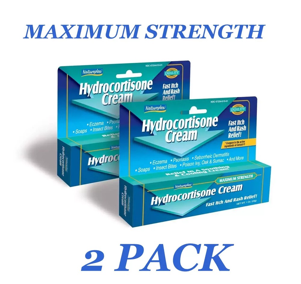 Natureplex 1% Hydrocortisone Cream Anti-Itch 1oz Maximum Strength