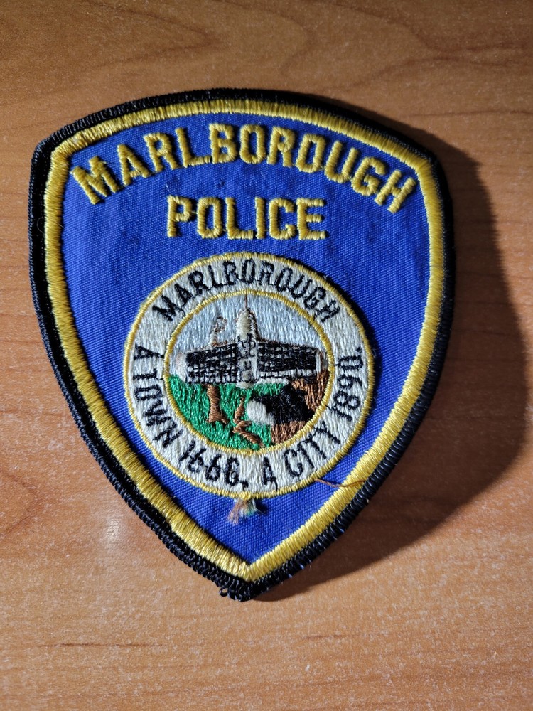 Marlborough MA Police Patch