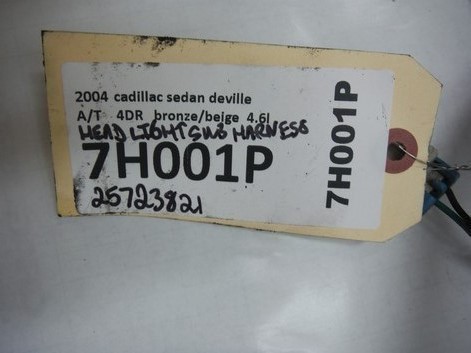 2004 CADILLAC DEVILLE A/T 4DR HEADLIGHT WIRE HARNESS OEM 2001 2002 2003 2005