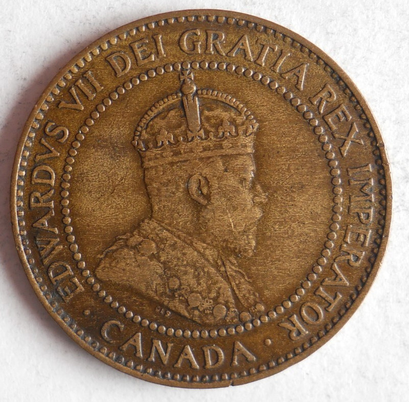 1908 CANADA CENT - Excellent Coin - FREE SHIP - Bin #728