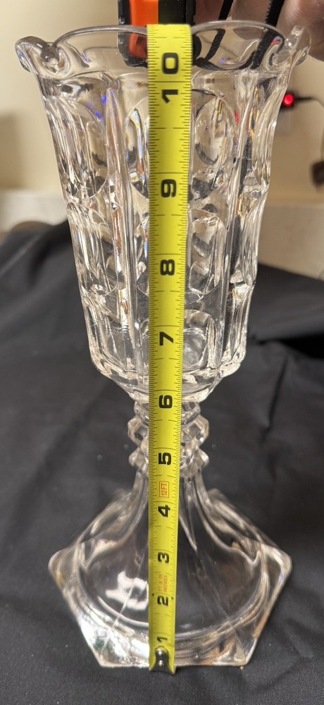 Pre-Civil War flint glass spill celery