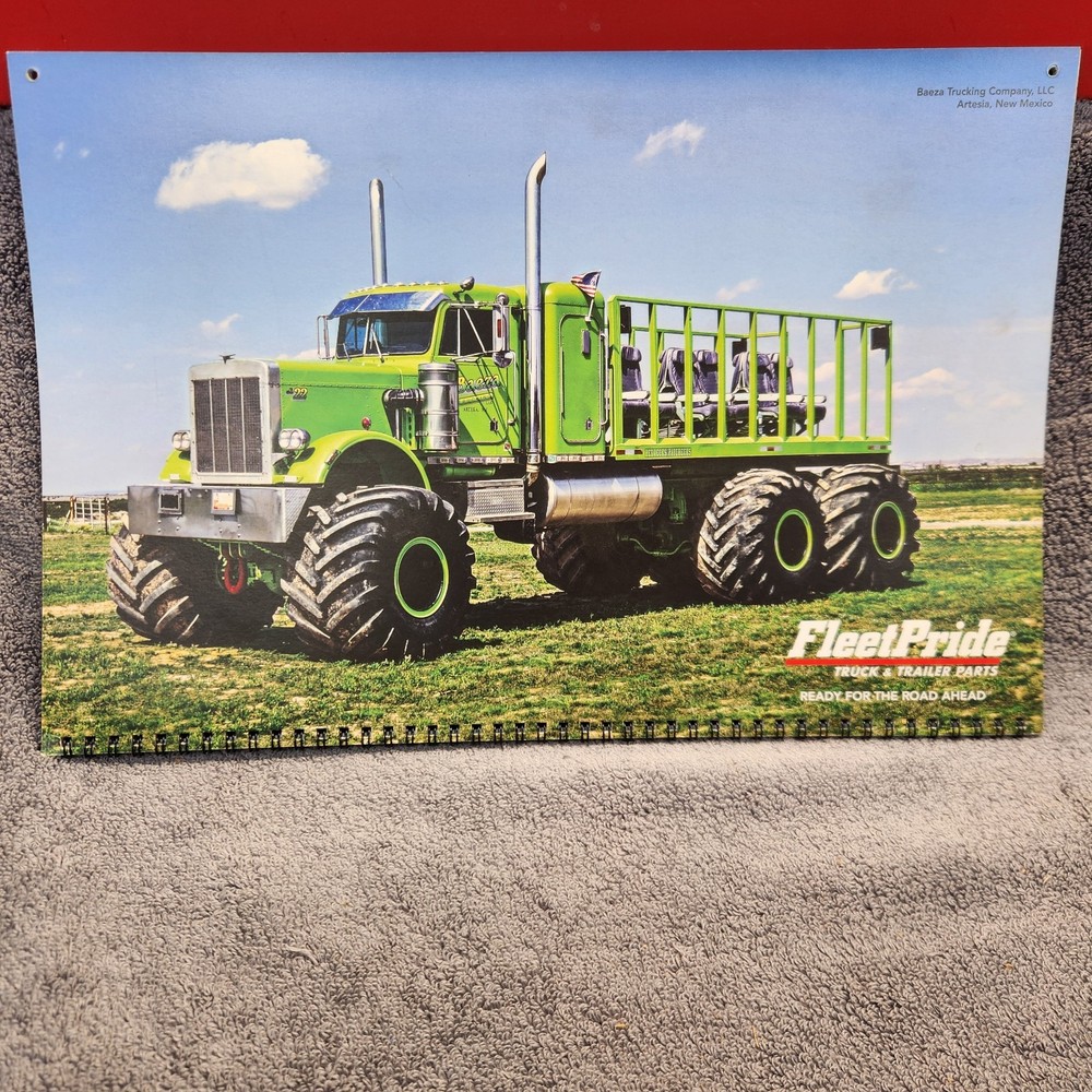Fleetpride 2018 Calendar. Tractor Trailers. Excellent Condition.