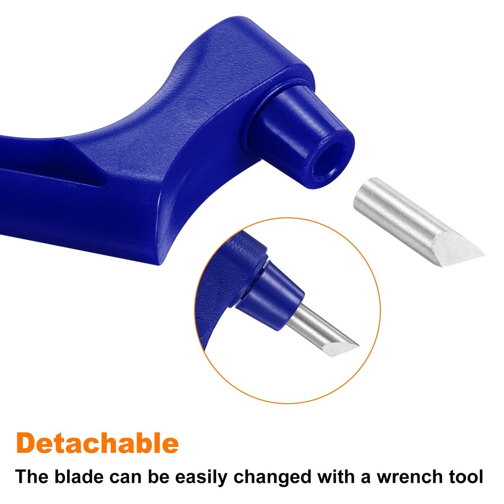 Craft Cutting Tools 30 Degree Blades 360° Rotating Blade, Blue