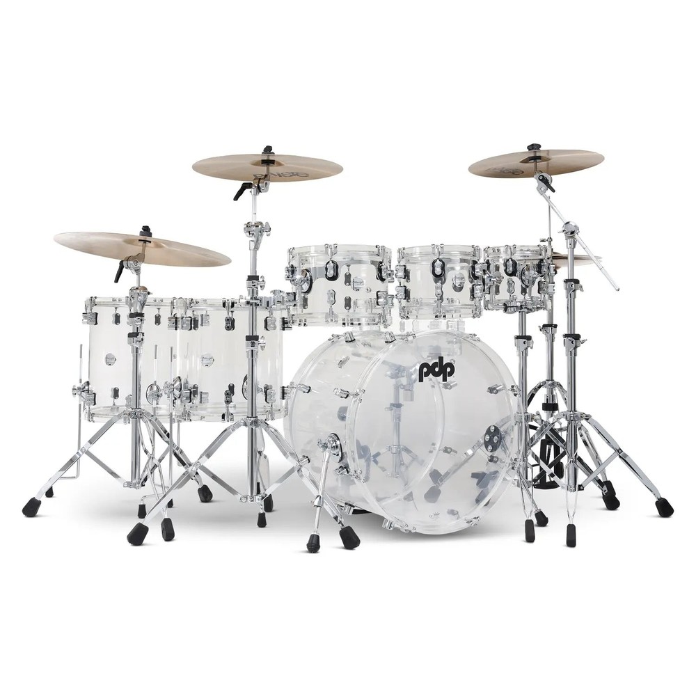 PDP Concept Acrylic 6pc Drum Set