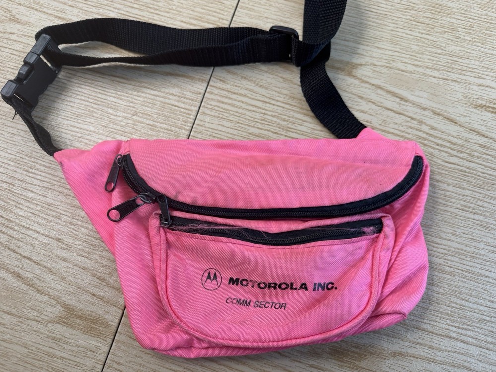 Vintage Motorola Comm Sector Fanny Pack