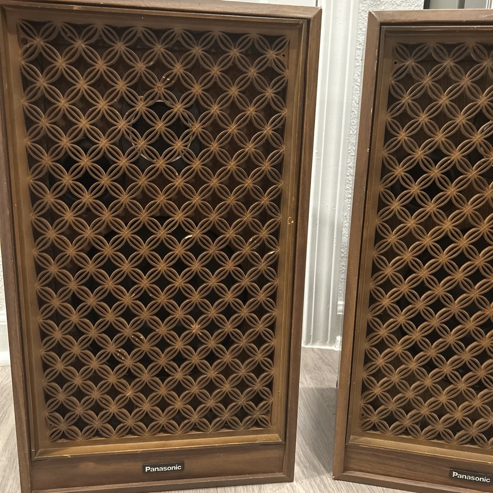 Vintage Panasonic 2 Way Stereo Speakers