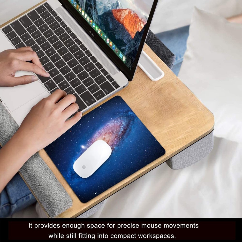 Nebula Mouse pad Small Computer Mouse pad with Personalized Galaxy Design Off...