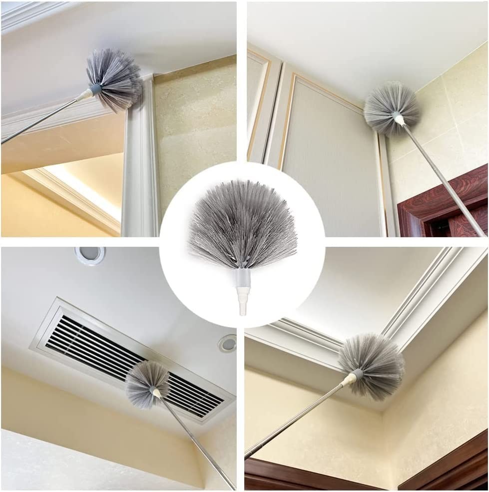 Fulminare 3 in 1 Microfiber Feather Duster 4PCS Mop