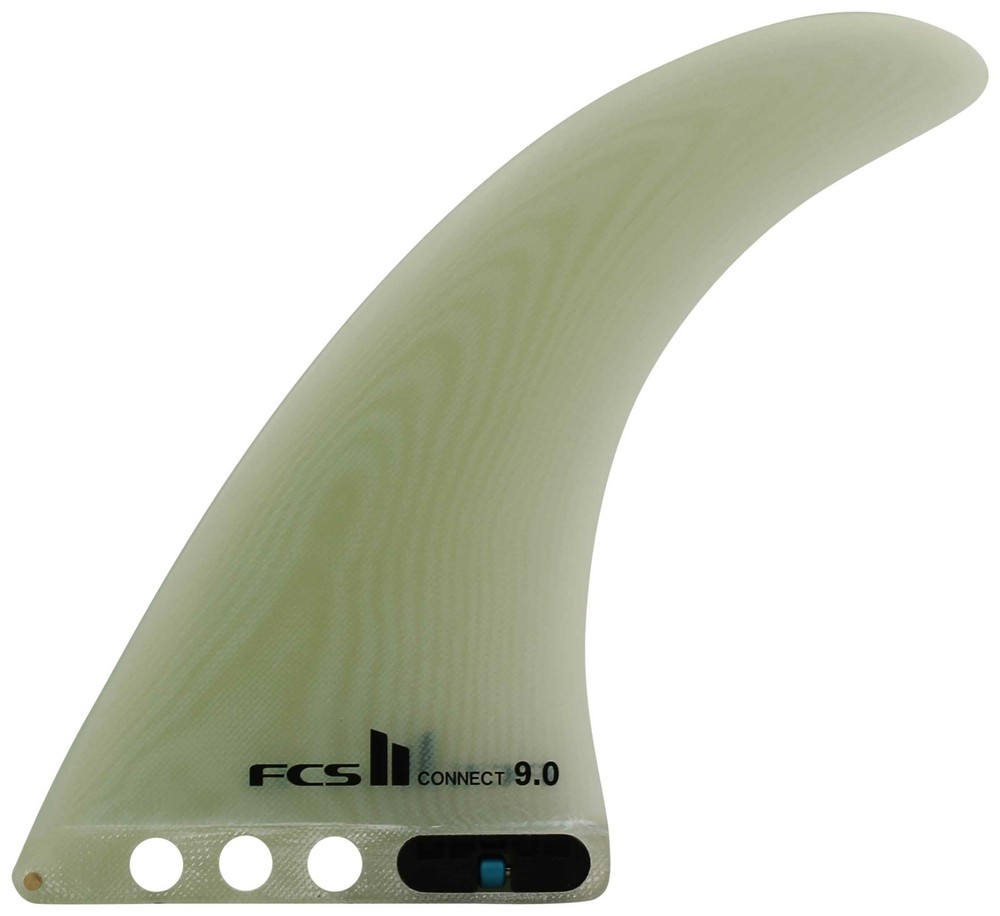 FCS II Connect 9" PG Longboard Fin - Clear - New