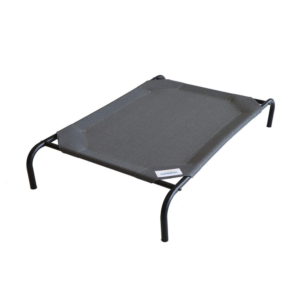 Coolaroo Original Elevated Dog Bed - Breathable Large, Gunmetal