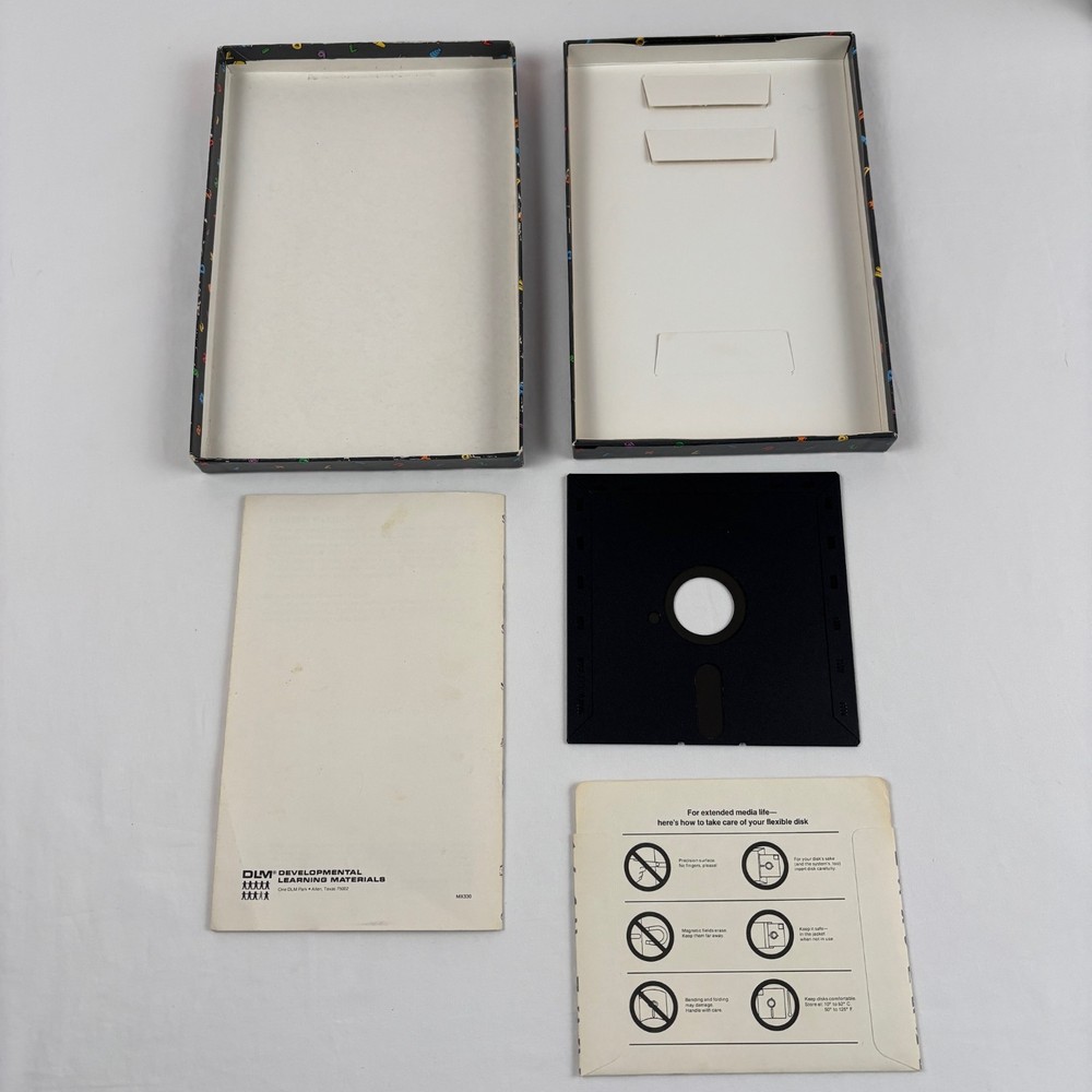 DLM Meteor Multiplication Educational Software Commodore 64 Disk