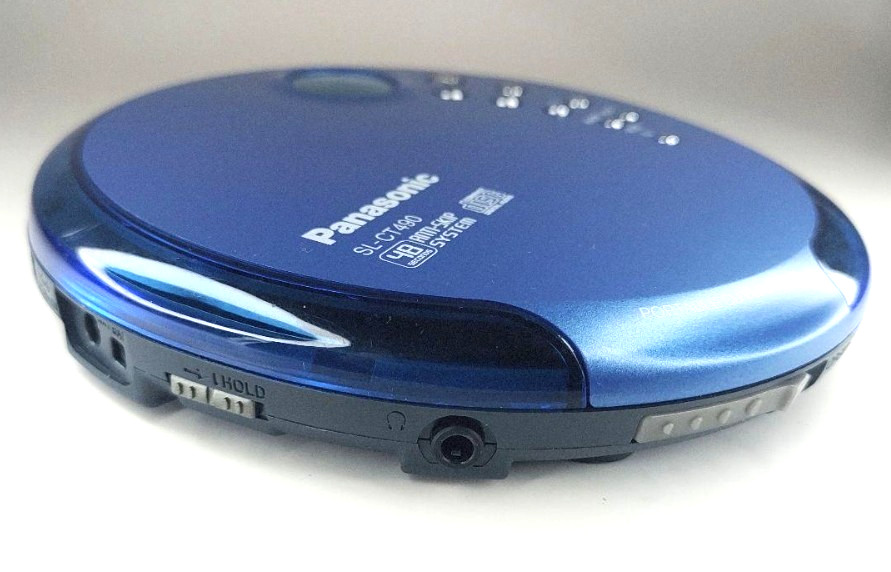 Panasonic SL-CT490 Portable CD Player blue Tested & Working OK