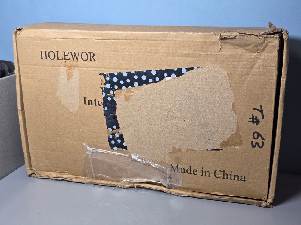 Holewor Small Pistol-Handgun Lock Box -Passcode or Key -Read Ad