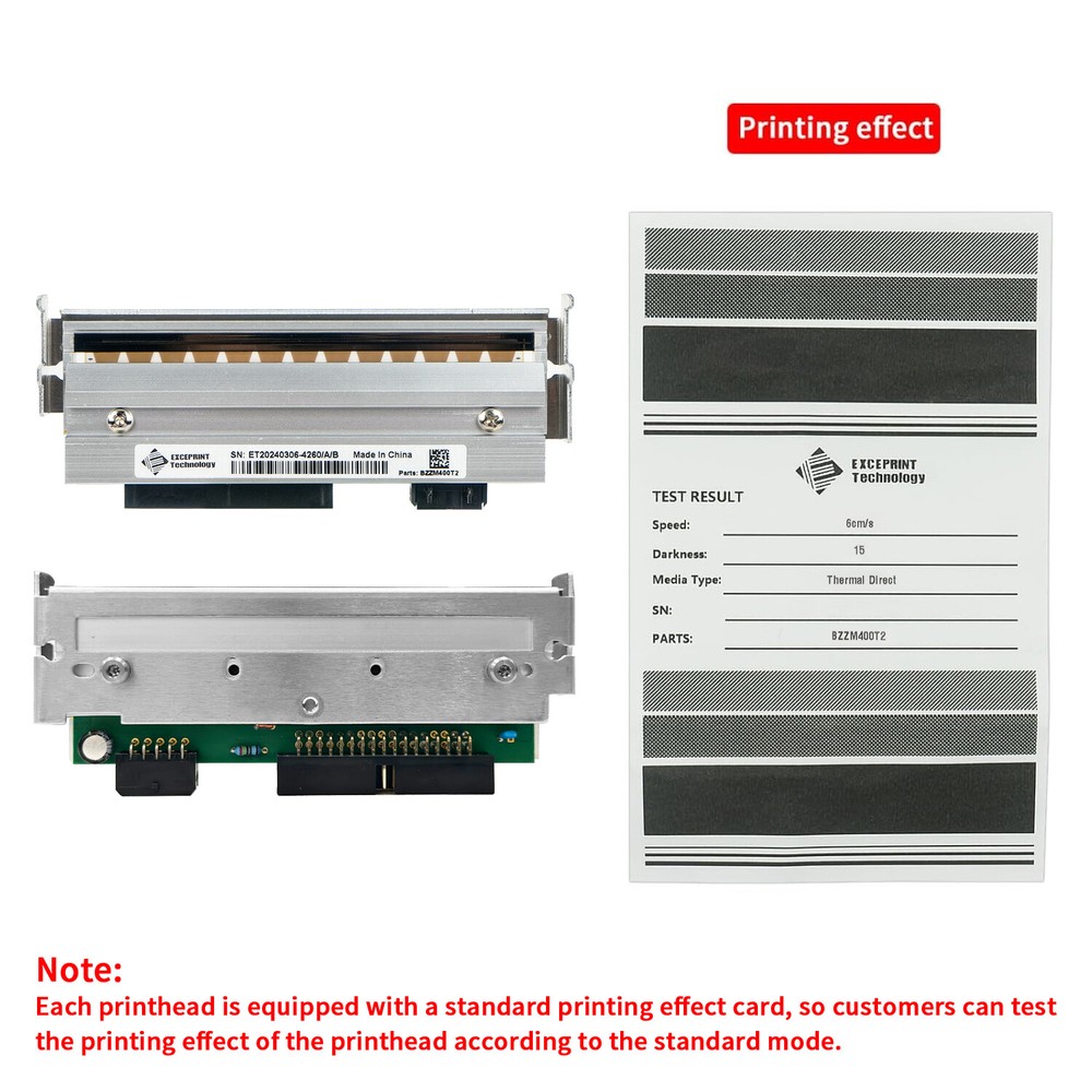 79800M New Printhead for Zebra ZM400 Barcode Label Printer 203dpi Printer
