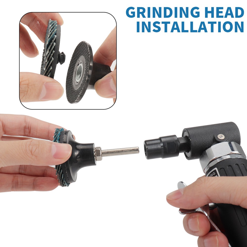 PRO 1/4" Right Angle Air Angle Die Grinder Tool Cutting FABRICATION Auto Tools