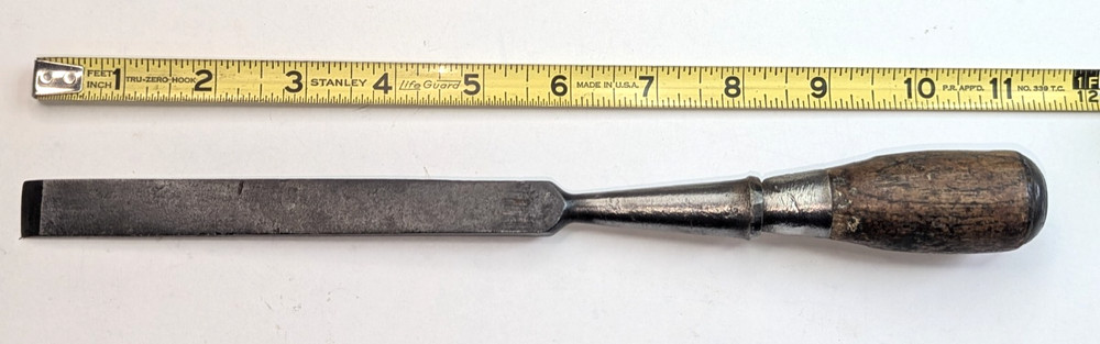 Old Wood Working Chisel 5/8" Unbranded / Modified Handle