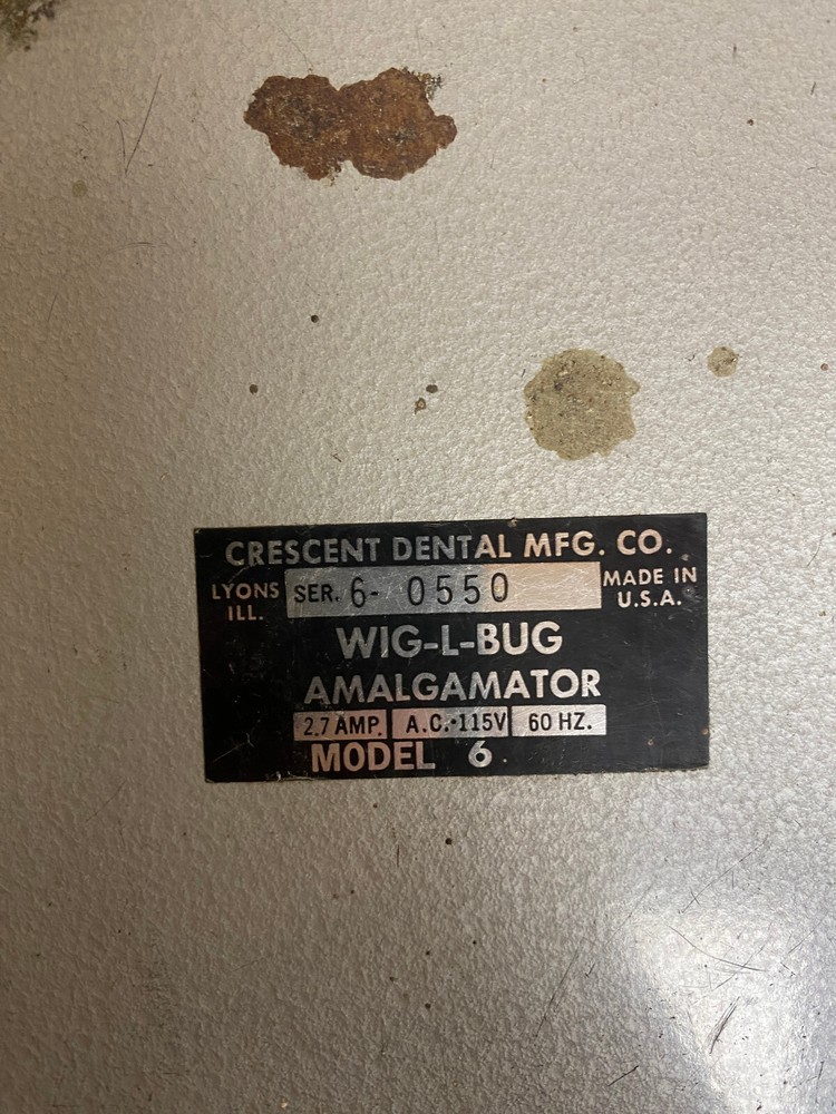 Crescent Dental WIG-BUG Amalgamator Model 6