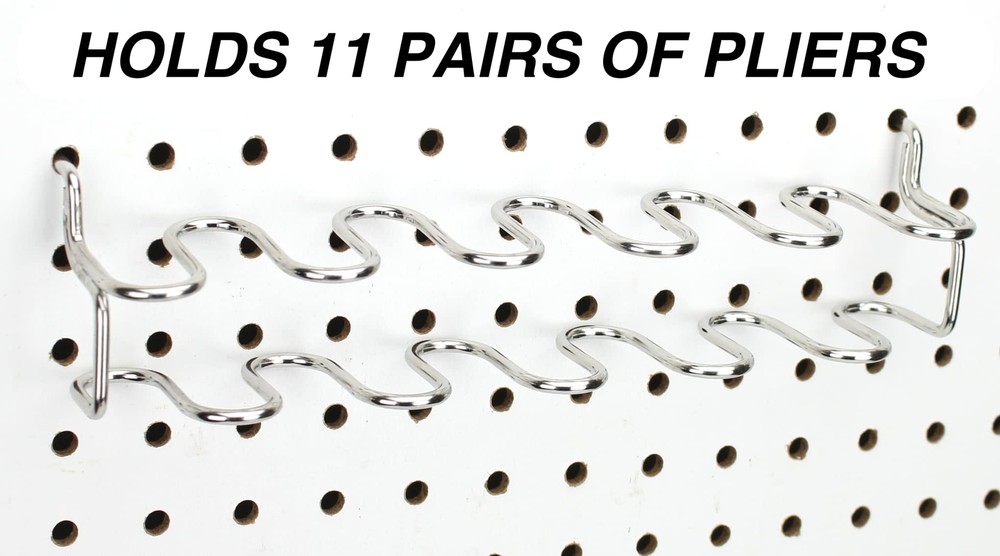 RightArrange Pegboard Pliers Holder Holds 11 Tools Organizer for Workbench Use
