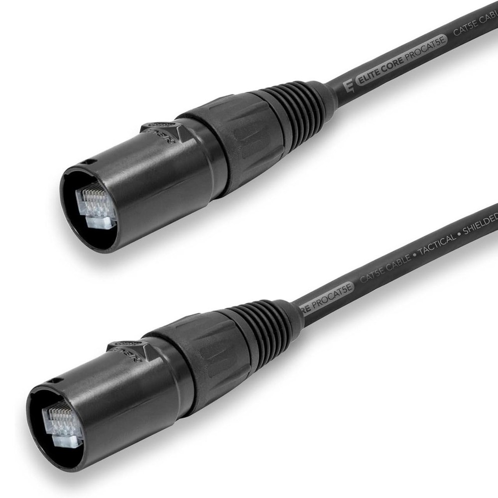 Elite Core SuperCAT5e 250 ft, Shielded Tactical CAT5e with EtherCON