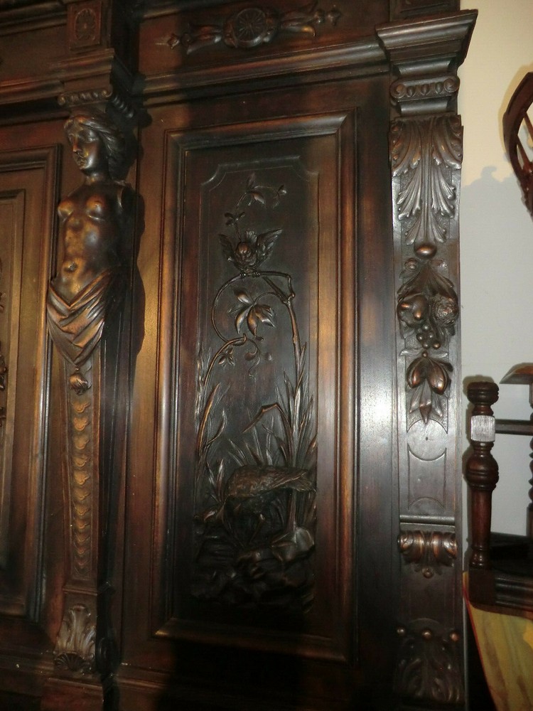 18th Century Russian Elaborately Carved Sideboard