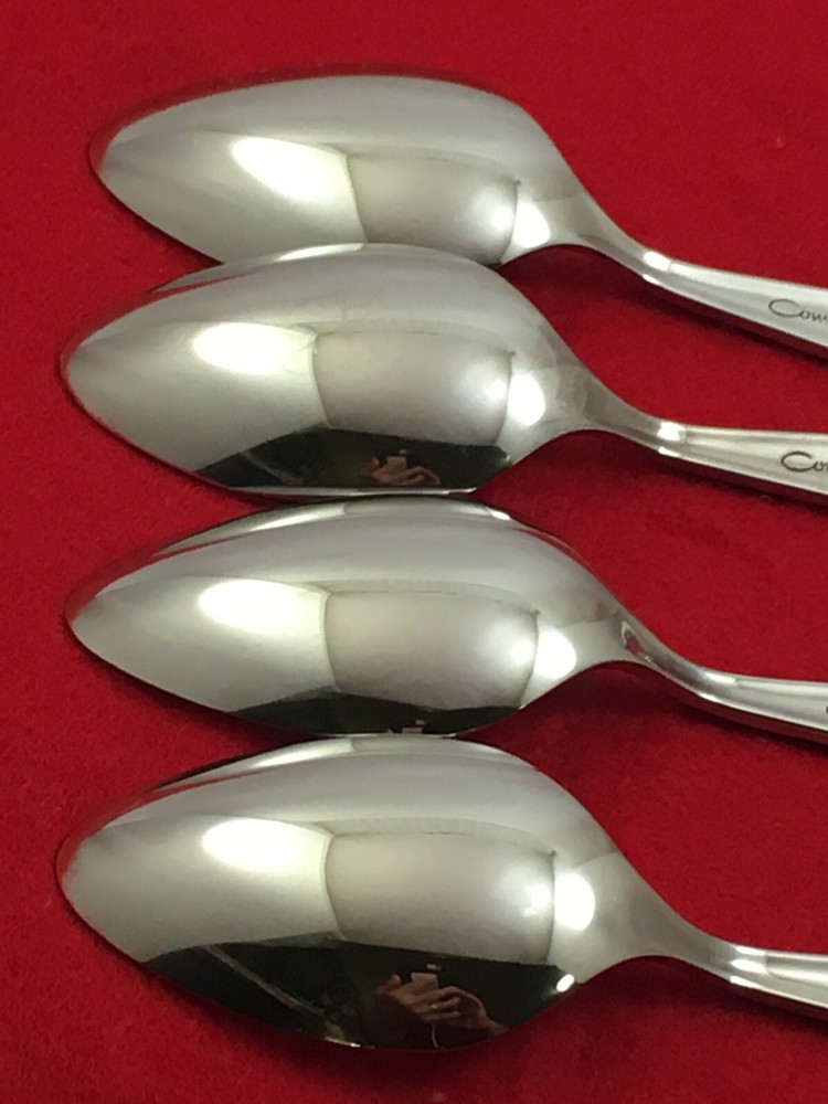 Oneida Community Venetia Stainless 4- Teaspoons Flatware