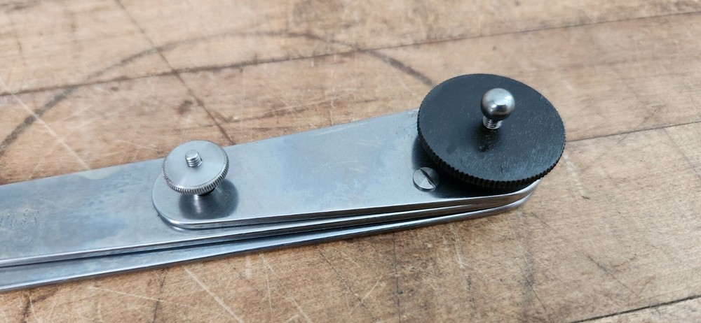 Starrett 39-12 Lock Joint Inside Caliper, 12" NOS