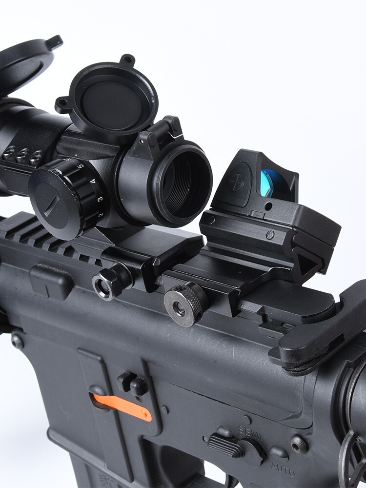 Tactical 45° Side Offset Red Dot Base RMR Sight M300 M600 Flashlight Mount
